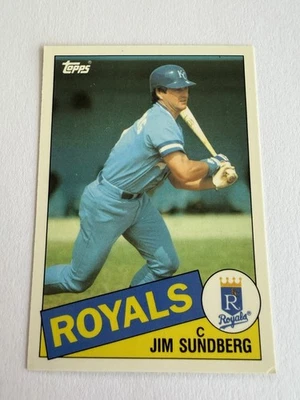 1985 Topps Traded Tiffany Jim Sundberg #114T Edición Coleccionista (Tiffany) Foto 1 de 2