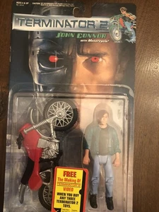 Ungeöffnet Terminator 2 John Connor mit Motorcycle Judgment Day 1991 Actionfigur - Bild 1 von 5
