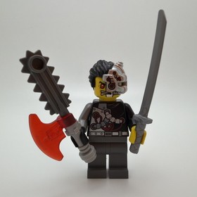 LEGO Ninjago: CYRUS BORG (Overborg) MINFIGURE Rebooted from (70722) w/ Weapons