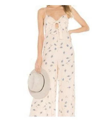 Blue Life Floral Joyride Jumpsuit In Pink Size X Small Brand New MSRP $190 - Image 1 of 4