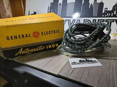 Hierro General Electric Cat vintage. No. 139F23 con caja original Foto 1 de 4