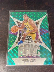 2023-24 Panini Mosaic Epic Performers Green Prizm Magic Johnson *rare** - Bild 1 von 2