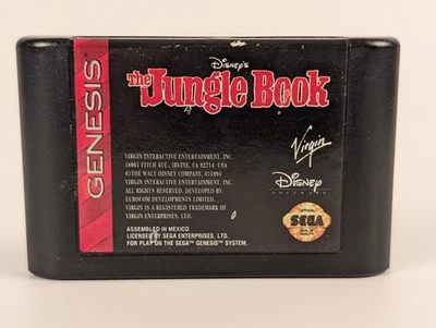 Disney's The Jungle Book (Sega Genesis, 1994)➡️Cartridge Only- Tested  & Working - Image 1 of 4