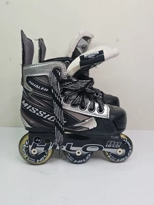 Mission Inhaler NLS:06 Boys Junior Youth Hockey Skates Inline Hi-Lo US 4E - Picture 1 of 8