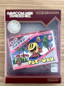 Pac Man Famicom Mini W/Box Game Boy Advance GBA Retro Good Used Game Japan JP