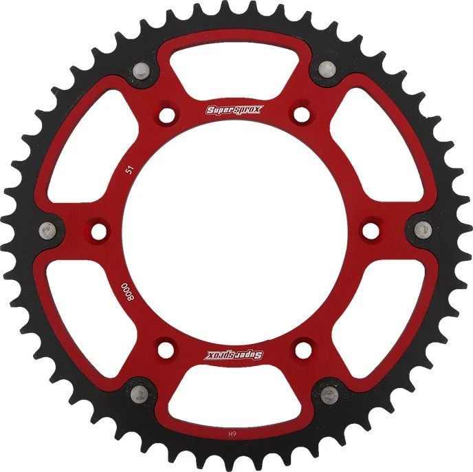 Supersprox Stealth Rear Sprocket - 51 Tooth - Red - Image 1 of 1