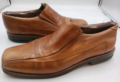 Sandro Moscoloni Zapatos Para Hombres Talla 11 D Mocasines Sin Cordones Cuero Marrón Informales Usados  Foto 1 de 4