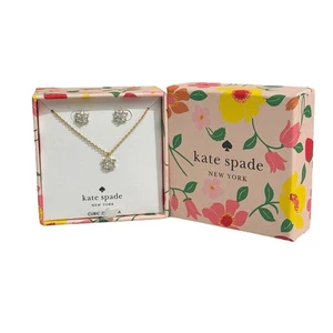 Kate Spade Miosotis Box Set New necklace and earrings set - Foto 1 di 5
