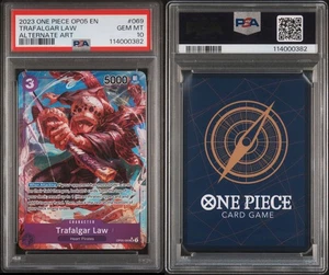 2023 ONE PIECE AWAKENING 069 TRAFALGAR LAW ALT ART OP05 - PSA 10 GEM MINT - Bild 1 von 1