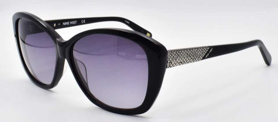 Nine West NW564S 001 Women's Sunglasses Black / Gray Gradient - Image 1 of 4