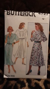 Butterick 4727 Größe 12 von 1987 CC Fishtail Back - Bild 1 von 1