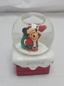 Disney Mickey Mouse Mini Globos de Nieve JC Penney Navidad 2002 - Imagen 1 de 6