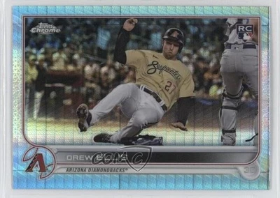 2022 Topps Chrome Sonic Prism Refractor Drew Ellis #77 Rookie RC - Image 1 of 2