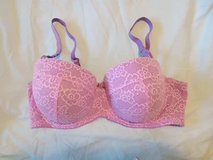 🌞 Women Size 2XL (40C) Beautiful Purple Lace Bra By Parade!! - Picture 1 of 5