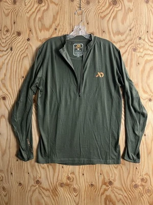 First Lite ASAT Camo Llano 1/4 Zip Merino Wool Shirt Men's Large Hunting Base - Image 1 of 4