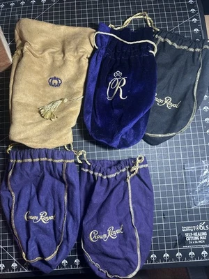 Juego de 5X bolsa utilitaria cargador bozal polvo negro vintage coleccionable Foto 1 de 4