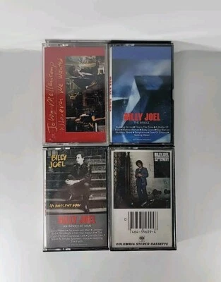 Billy Joel Lot Of (4) Cassette Tapes John Mellencamp 52nd Street, The Bridge Vtg - Image 1 of 4