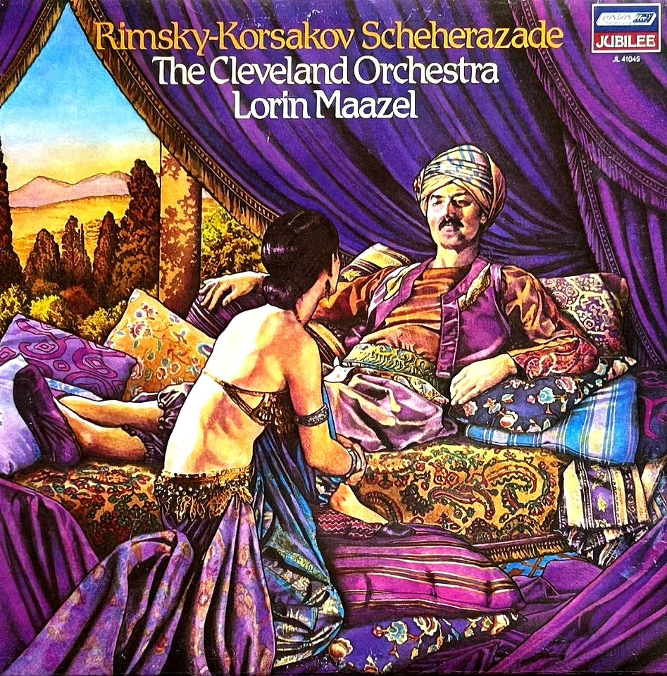 RIMSKY-KORSAKOV "SCHEHERAZADE" (MAAZEL/CLEVELAND) PREMIUM USED LP (NM/EX) - Image 1 of 1