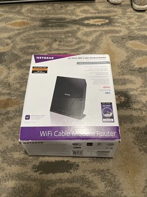 Router módem por cable WiFi NETGEAR AC1600 (C6250-100NAS) como está Foto 1 de 3