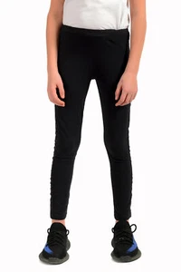 Scuderia Ferrari Girl "Satin Stripe" Black Leggings Pants - Picture 1 of 5