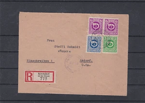 Portorichtiger Reco Brief mit interessanter Frankatur Kirchdorf - Andorf LESEN!! - Picture 1 of 4