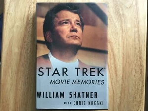 STAR TREK MOVIE MEMORIES William Shatner,1st PRINTING 1st EDITION Hardcover Orig - Picture 1 of 4