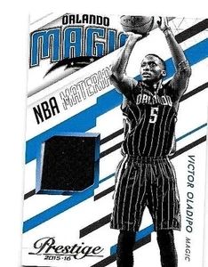 CAMISETA USADA VICTOR OLADIPO 2015-16 PANINI PRESTIGE NBA MATERIALES JUEGO - Imagen 1 de 1