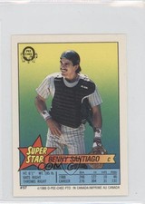 1989 Super Star Sticker Backs Benito Santiago Kal Daniels Jeffrey Leonard