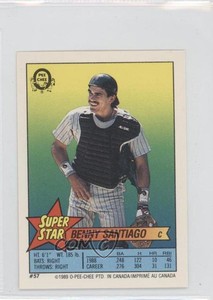 1989 Super Star Sticker Backs Benito Santiago Kal Daniels Jeffrey Leonard