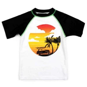 Appaman 293664 Kids Short Sleeve Rash Guard Black, size 2T - Picture 1 of 2