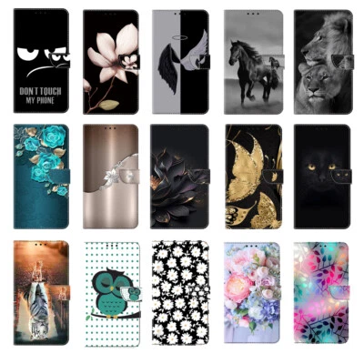 Fr Samsung Galaxy A12 A13 A04s A14 A21s Printed Pattern Leather Flip Wallet Case - Image 1 of 4