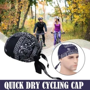 Cycling Bandana Sport Pirate Hat Unisex Headband Rag Durag Cap Beanie Wrap~ - Picture 1 of 27