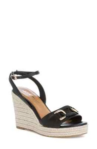 TAMARIS Women’s Campia Espadrille Platform Leather Wedge Sandal NIB - Picture 1 of 14