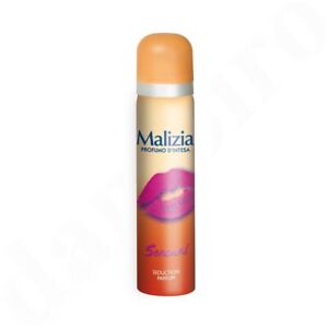 MALIZIA DONNA Body Spray deodorant SENSUAL 75ml ohne Aluminiumsalze und Parabene