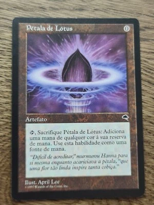 LOTUS PETAL●TEMPEST●1997●MTG●PORTUGUESE●NM #C1018 - Image 1 of 2