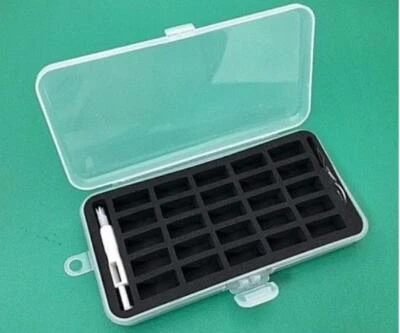 Bobbin Storage Box Holds Up To 25 "M" Style Large Bobbins +Auto Needle Threader - Image 1 of 3