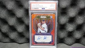 Spencer Strider 2022 Prizm Red Shimmer /7 PSA 10 Auto Rookie RC Braves POP 2 - Bild 1 von 6