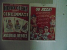 Cincinnati Reds Hero Decks Caricatures Playing Cards Deck Bench Rose Seaver 