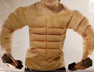 NUEVO Amscan Camisa Muscular Niños Niño Estándar Halloween Disfraz Niño Talla Foto 1 de 4