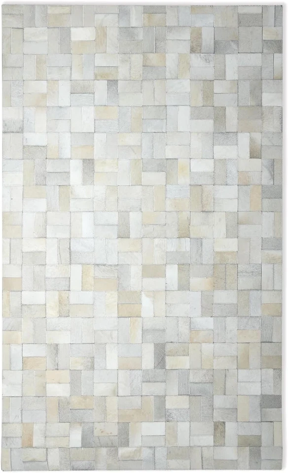 IFRAH 手工皮革小地毯高级 Leatger RUG 适用于现代家居装饰 — 第 1/4 张图片