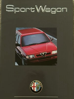 Folleto de información del coche Alfa Romeo Sportwagon Sport Wagon enmarcable Foto 1 de 4