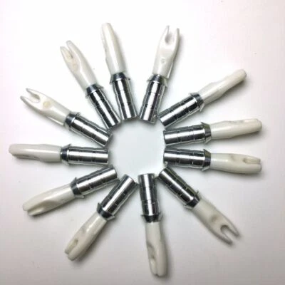 12Pcs Archery Arrow Nocks Pin ID4.2mm for Compound Recurve Bow Crossbow Shooting - Image 1 of 4
