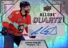 2019-20 Upper Deck Allure Quartz Auto #AQAE Aaron Ekblad B - NM-MT