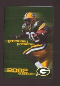Green Bay Packers--Ahman Green--2002 Pocket Schedule--ShopKo - Bild 1 von 2