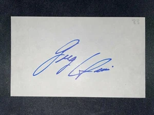 1988 PADRES: Greg Harris, SIGNED 3x5 (BSJ) - Picture 1 of 1