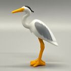 Playmobil Heron White Grey Orange Crane Stork Egret Pond Water Bird Animal NEW
