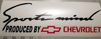 Sports mind Chevrolet body decal. Aftermarket body decal - Image 1 of 2