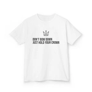 Crown Confidence Kids Tee, Cool Shirt for Kids, Inspirational Gift - Picture 1 of 8