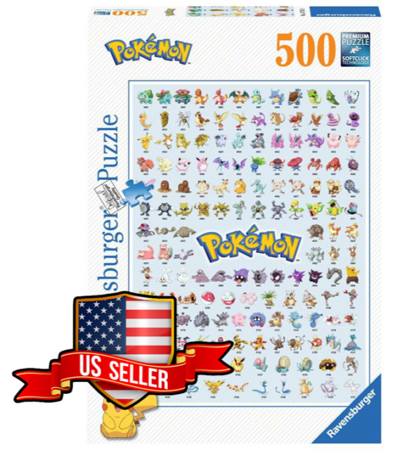 Pokemon - Kanto Region 500 Piece Puzzle