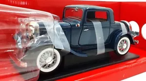 Road Signature 1/18 Scale Diecast 92248 - 1932 Ford 3-Window Coupe - Ming Blue - Picture 1 of 5